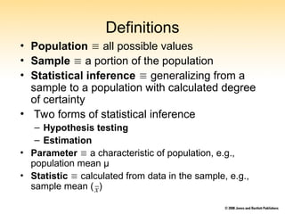 hypothesis testing basic notes in statistical analysis | PPT