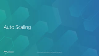 © 2022, Amazon Web Services, Inc. or its affiliates. All rights reserved.
Auto Scaling
 