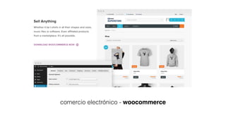 comercio electrónico - woocommerce
 