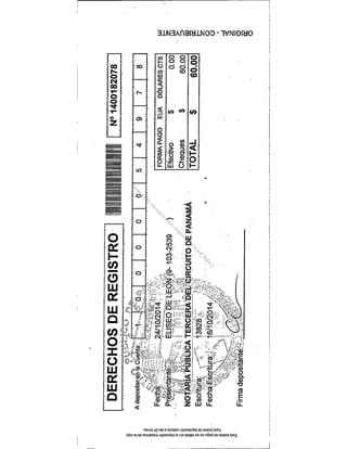 SAADC Panamanian Corporate Documents