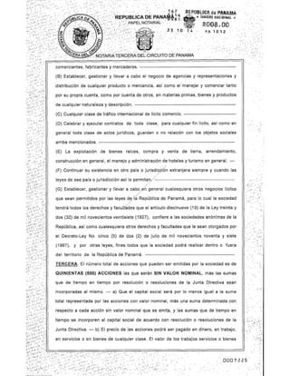 SAADC Panamanian Corporate Documents