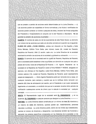 SAADC Panamanian Corporate Documents