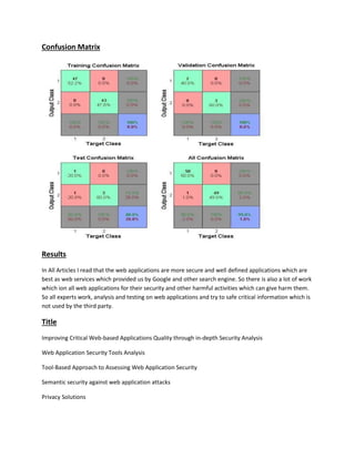 Research Article On Web Application Security | PDF