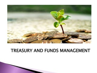 TREASURY AND FUNDS MANAGEMENT
 