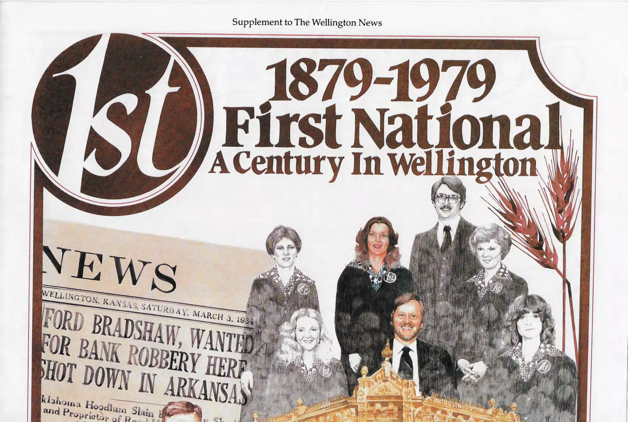 Stephan Advertising First National Bank, Wellington, KS, 100th Anniversary PPT