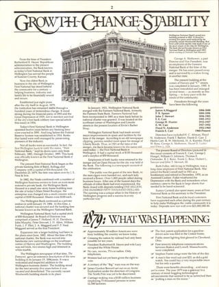 Stephan Advertising: First National Bank, Wellington, KS, 100th