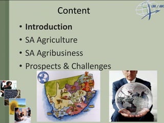 SA Agriculture and Agribusiness | PDF