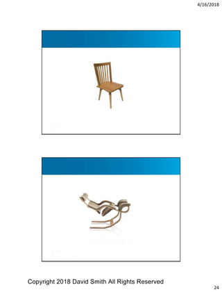 4/16/2018
24
Chair?
Chair?
Copyright 2018 David Smith All Rights Reserved
 