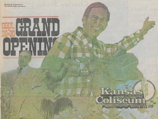 Stephan Advertising: Kansas Coliseum Grand Opening Tabloid