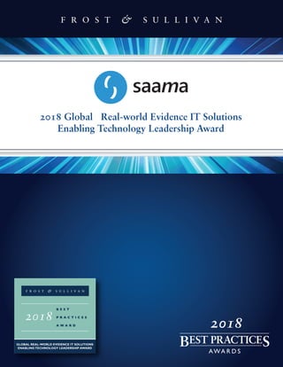 2018 Global Real-world Evidence IT Solutions
Enabling Technology Leadership Award
2018
 