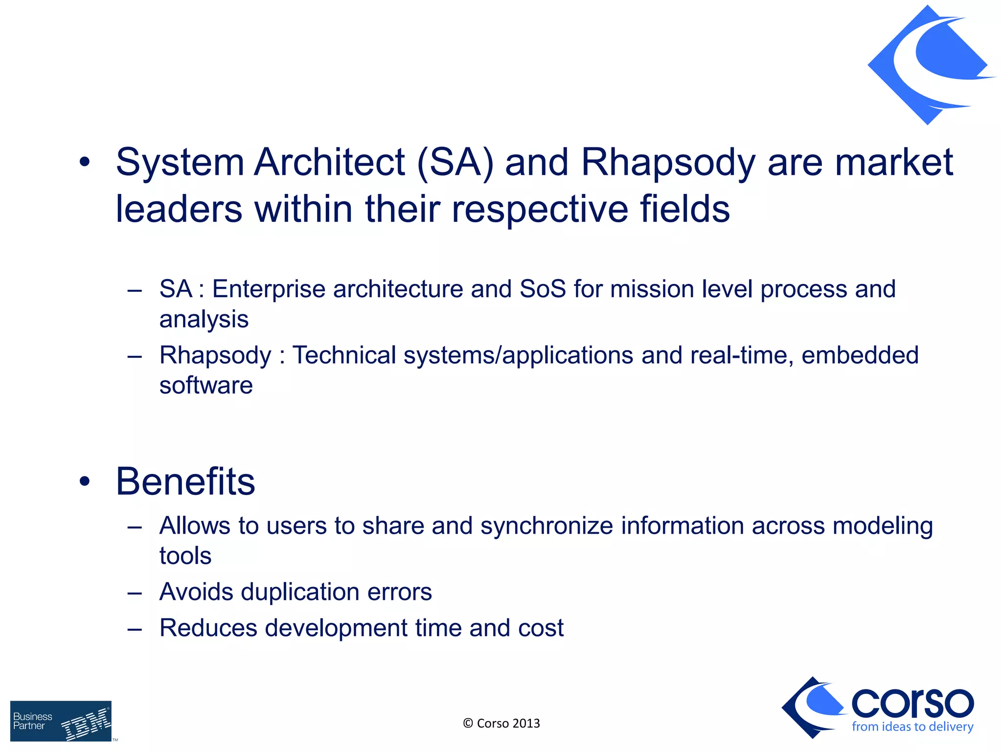 System Architect and Rhapsody | PPTX