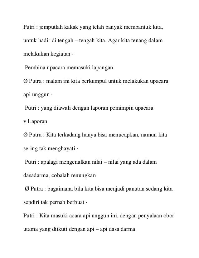 Kata Kata Pramuka Api Unggun Kata Kata Pramuka Api Unggun