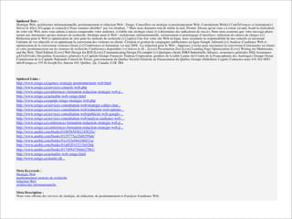 Formation rédaction Web SAAQ