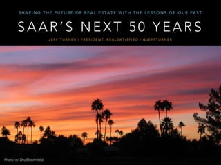 SAAR 50 Year Anniversary Keynote Slides