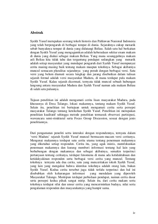 Jurnal Penelitian Makam Syekh Yusuf