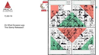7) 20/-10
On What Occasion was
This Stamp Released?
 