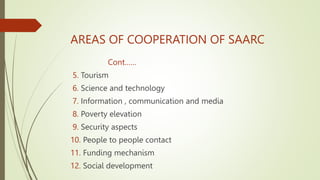 Saarc Programs SAARC( SOUTH ASIAN ASSOCIATION FOR REGIONAL CO-OPERATION.pptx