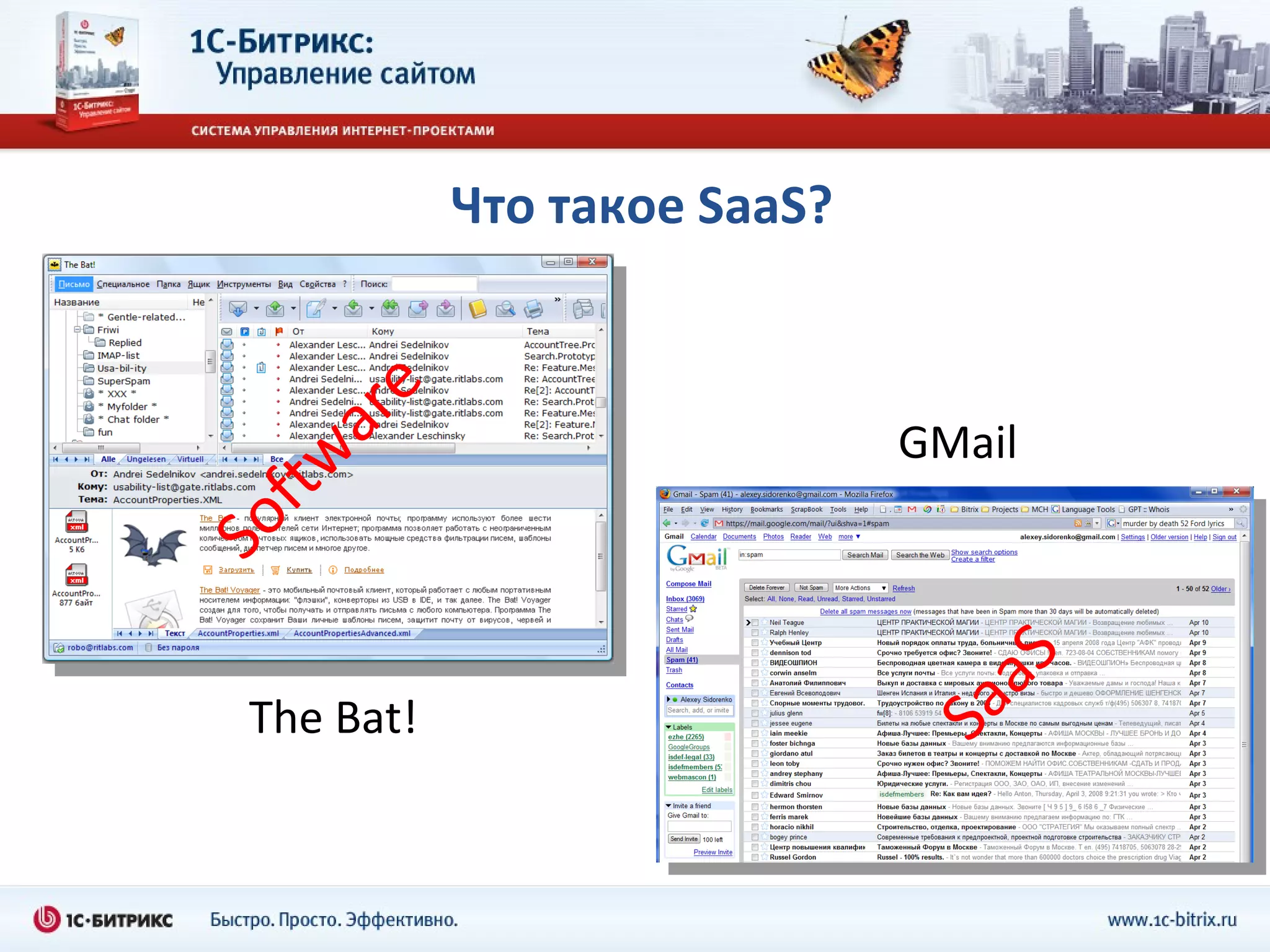 Что такое  SaaS? The Bat! GMail Software SaaS 