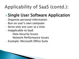Software as a Service | PPTX