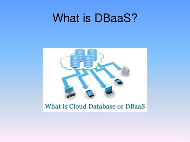 Saas & DBaas
