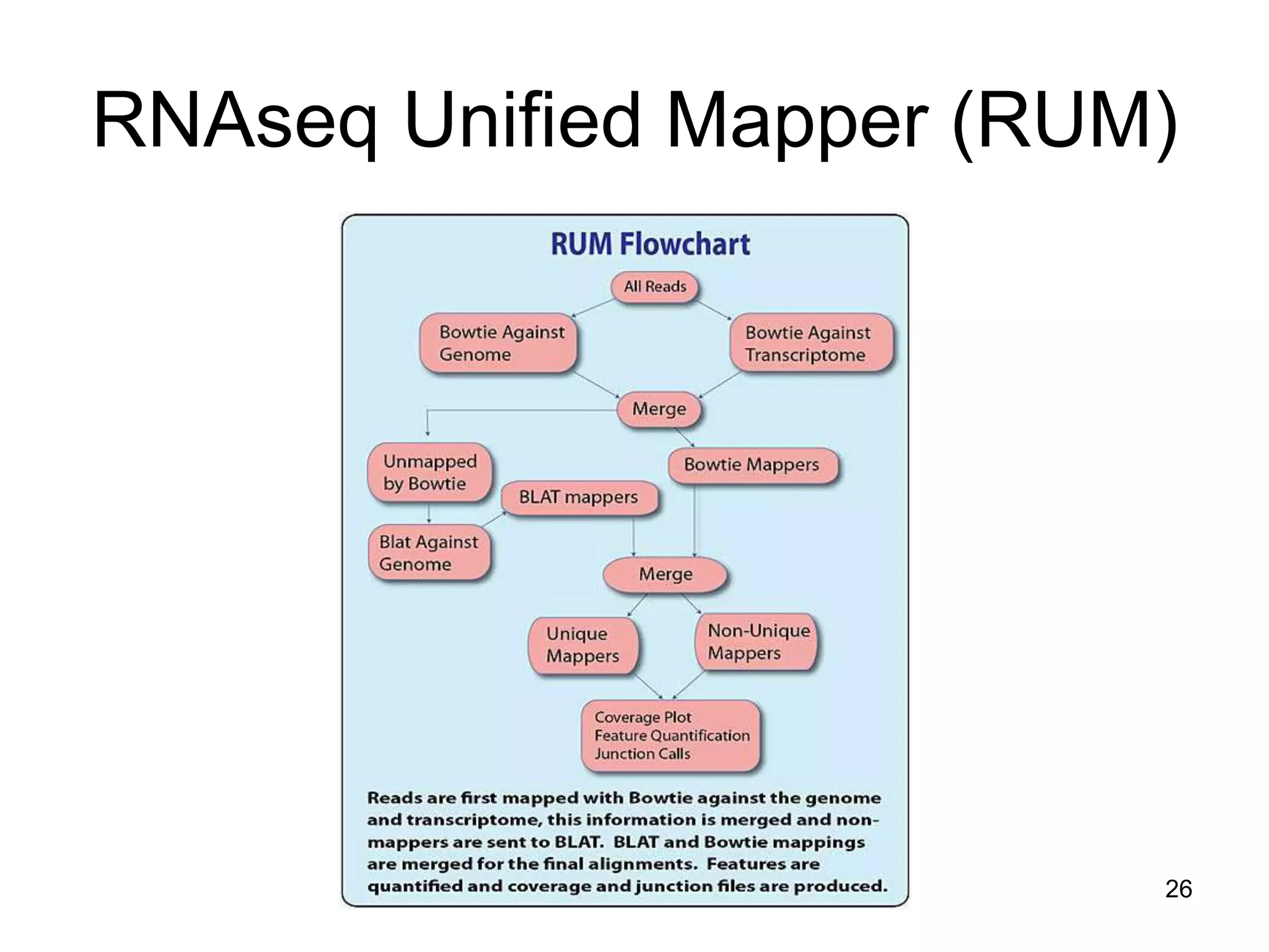 RNAseq Unified Mapper (RUM)
26
 