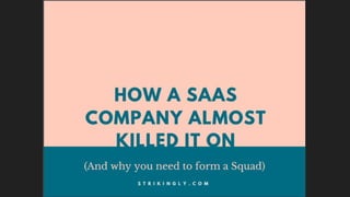 How a SaaS Company Almost Killed It On Instagram 