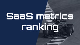 SaaS metrics
ranking
 
