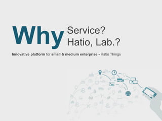 Service? Hatio, Lab.? Innovative platform for small & medium enterprise -HatioThings 
Why  