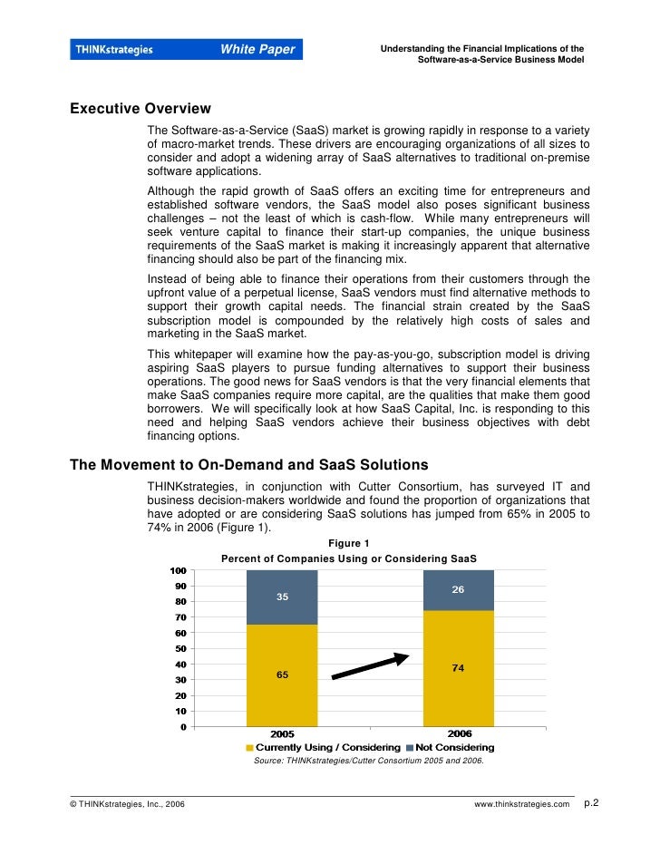 saas business model thinkstrategies saas business model