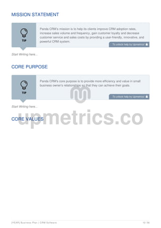 saas business plan example | PDF
