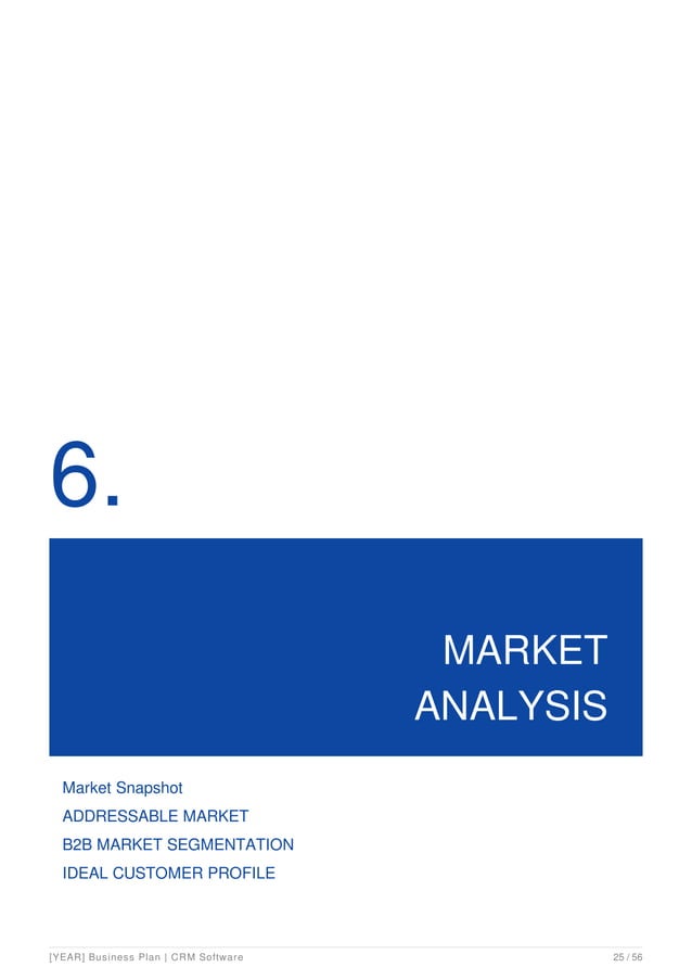 Saas Business Plan Example Pdf Sales Business