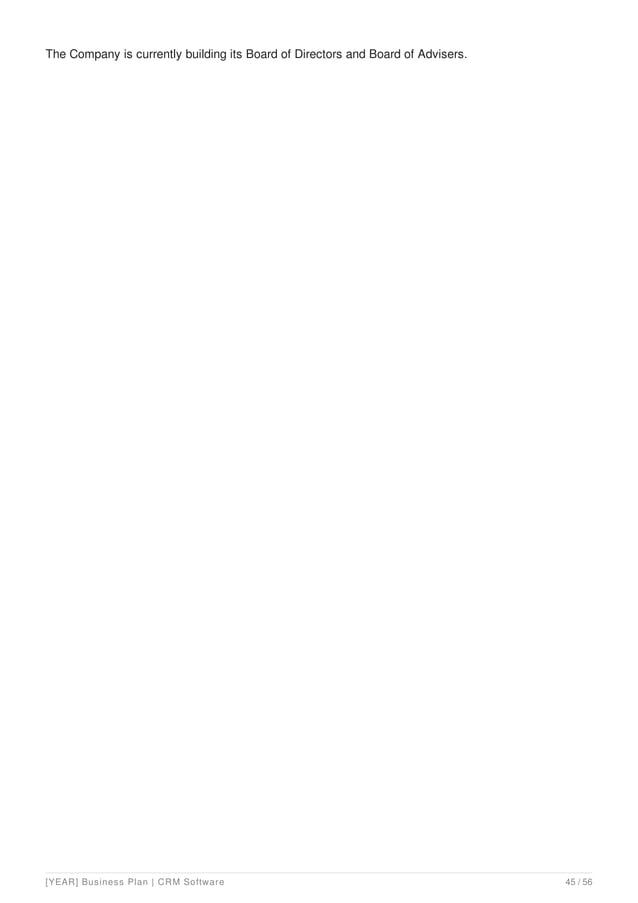 Saas Business Plan Example Pdf Sales Business