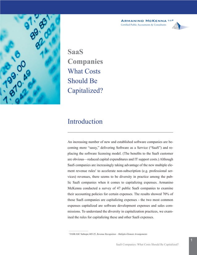 SaaS Companies What Costs Should Be Capitalized? PDF