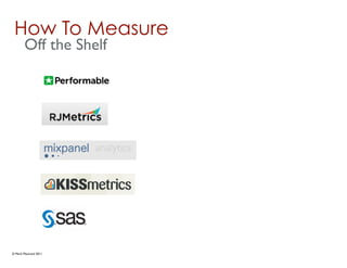 How To Measure
       Off the Shelf




© Mark MacLeod 2011
 