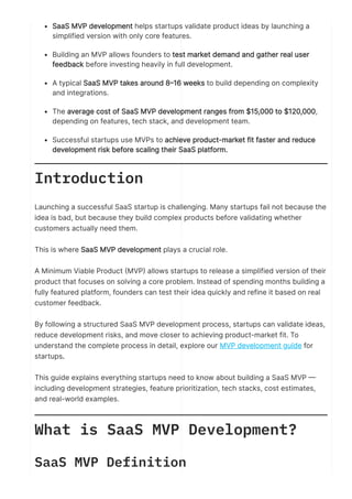 SaaS MVP Development A Complete Guide for Startups.pdf