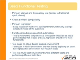 SaaS Testing Overview - Foundation