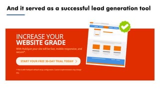 Proprietary and Confidential ©2018 OpenView Advisors, LLC. All Rights Reserved 26
And it served as a successful lead generation tool
 