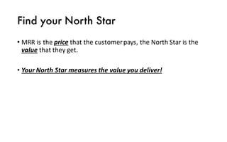 North Star Metric: DAU/MAU for Slack
25%
30%
35%
40%
45%
50%
55%
60%
65%
M1 M2 M3 M4 M5 M6 M7 M8 M9 M10M11M12M13M14M15M16M...
