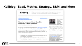 Kellblog: SaaS, Metrics, Strategy, S&M, and More
3
 