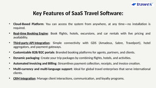 Sabre Interact SaaS Travel Software | SaaS Booking System | Travel Solution | PPTX