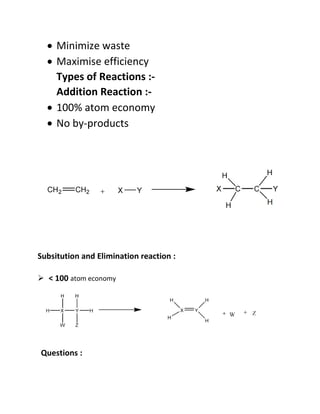 atom economy | PDF