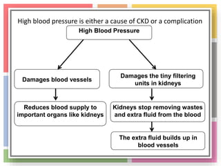 Case study on how high blood pressure and chronic kidney disease are ...