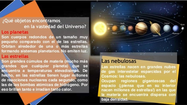 Componentes de Universo