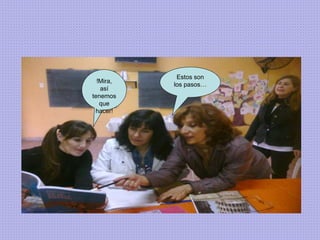 !Mira,
así
tenemos
que
hacer!
Estos son
los pasos…
