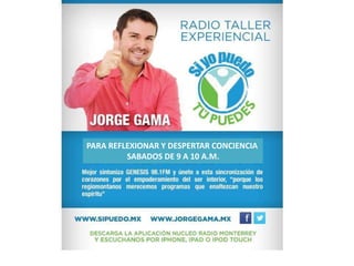 Sabados PROGRAMA RADIO SI YO PUEDO TU PUEDES GENESIS 98.1FM 2014