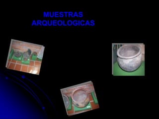 MUESTRAS ARQUEOLOGICAS