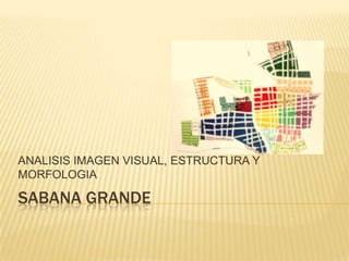 Sabana grande ANALISIS IMAGEN VISUAL, ESTRUCTURA Y MORFOLOGIA 