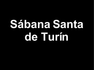 Sábana Santa de Turín 
