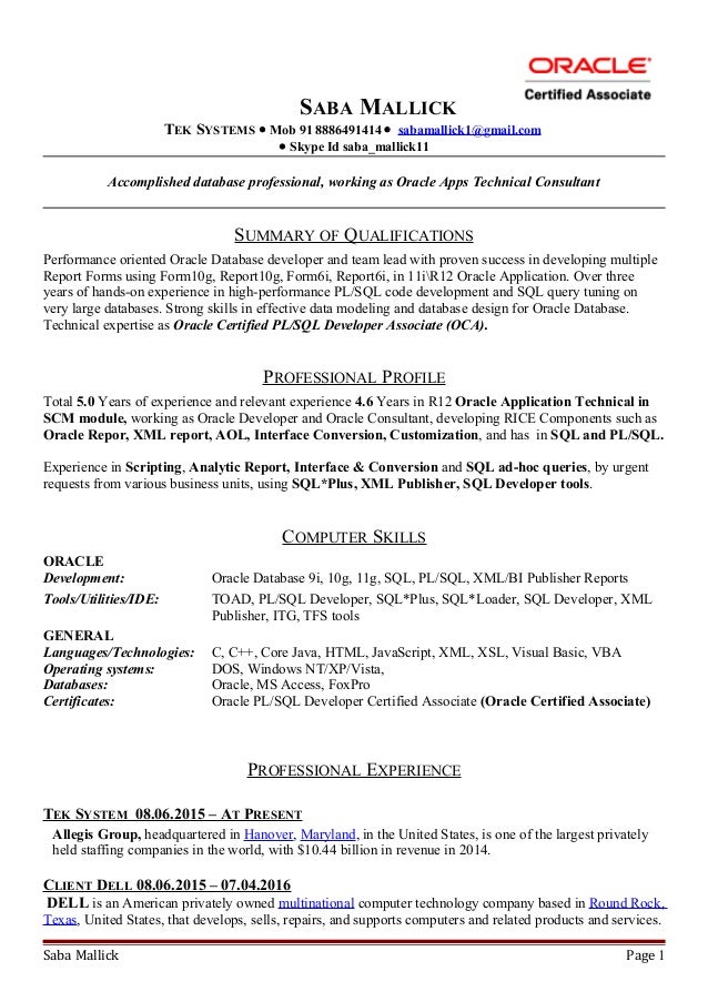saba resume