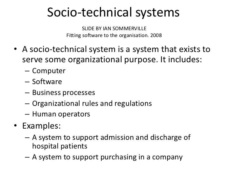 Dissertation socio technical theory